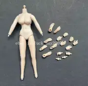 VERY HOT TOYS 1/12 Scale Female Seamless Large Breast Body FIT 6" Action Figure