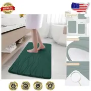 Extra Soft 44x24 Memory Foam Bathroom Rug - Machine Washable, Non-Slip Mat