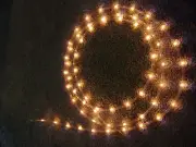 Rope String Fairy Light Clear White with Clips/Fasteners and screws