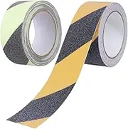 TEHAUX Non-Slip Floor Tape Anti-Slip Stair Treads Bathroom Grip Tape Safety Decal 2 Rolls