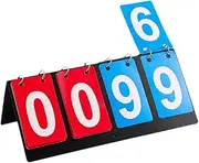Zxpjkyu Dashboard Score Score 4 -Digit Scorekeeper Flip Number Score Board for Tennis