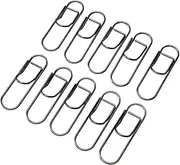 Pen Holder Clips, Metal Pen Clips Slip Resistance Fixed Practical for Notebooks (Black)