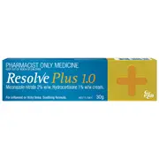 Ego Resolve Plus Hydrocortisone (1%) Miconazole (2%) Cream 30g