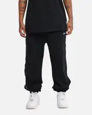 [Nike] Nike Nocta Fleece Cs Sweat Pants Black/white - Size S S Black/White