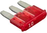 Auveco 21751, Ford Micro-Fuse 10 Amp Red Color, Pack Size: 2