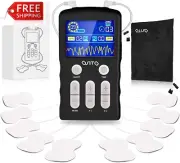 TENS Machine Muscle Stimulator with 10 Electrode Pads, Electronic Pulse Massager