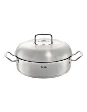 [Fissler] Collection Round Roaster with Highdome Lid 28cm 4.8L in Silver