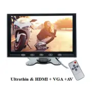 Ultra Thin 9 Inch Car Rear View Monitor with HDMI VGA Input for Reverse Camera