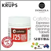 60 KRUPS J25 Super Automatic Espresso Coffee Machine Cleaning Tablets Cafetto