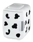 New COOLING AND WARMING COW 0.1 Cu. Ft. Mini Fridge Can Cooler PORTABLE DC AC