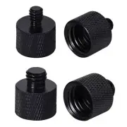 5/8 Female to 1/4 3/8 Male Screw Adapter for Adapter of Tripod Spirit Level 2pcs