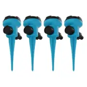 4pcs Automatic Garden Sprinkler 360°Rotation Irrigation Watering System Watering