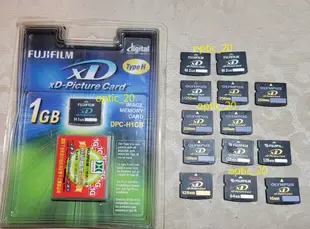 CCD相機 老數位相機 FUJIFILM OLYMPUS XD 記憶卡 二手品 512MB 賣場