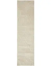 [Rug Culture] Lotus Leo Runner Rug in Beige