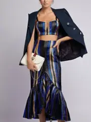 ALICE MCCALL ROYAL ONE WORLD SKIRT SIZE: 4AU 0US EU32 RRP: $360.00