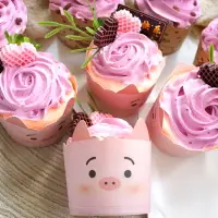 在飛比找樂天市場購物網優惠-仿真粉色奶油杯子紙杯蛋糕 婚慶裝飾甜品假蛋糕道具 烘培店軟裝