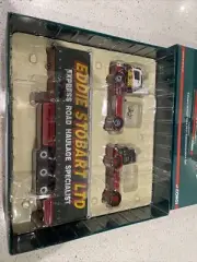Corgi 1/50 Scale Diecast CC99203 - Edward Stobart 1954-2011 Commemorative Set