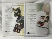 Creative Memories 8 1/2 x11 Tribute Album Pages & Protectors New RCM-11BL Black