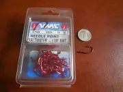 ONE PACKS VMC LIVE BAIT NEEDLE POINT Hooks Size 1/0 New 7165TR 50 HOOKS