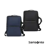 【SAMSONITE 新秀麗】SUB-LIM 簡約商務防水防刮面料背提兩用筆電後背包/公事包15.5吋L(多色可選)