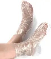 JIASAI 100Pcs (50 Pairs) Disposable Foot Film Cover, Paraffin Bath Liners for...