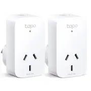 TP-Link Tapo Mini Wi-Fi Smart Plug With Energy Monitoring - 2 Pack