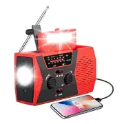 SOLAR CRANK RADIO WITH FLASHLIGHT& READING LAMP