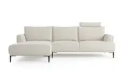 Brosa Como Motion Modular Sofa with Chaise (Seashell White, Left Chaise)