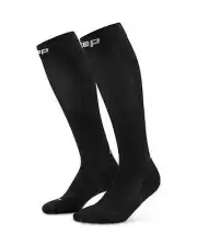 CEP Men's Core Run Tall Compression Socks 5.0, Running, Black, Multiple Sizes