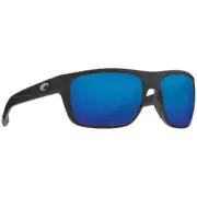 Costa Broadbill Matte Black Frame Sunglasses w/Blue Mirror 580G 06S9021-90212061