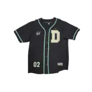 DGK Dirty Ghetto Kids "Cultivators" Baseball Jersey (Black) Buttoned Shirt