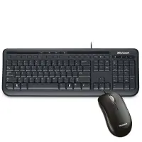 在飛比找Yahoo奇摩購物中心優惠-Microsoft 標準滑鼠鍵盤組 600 (黑)