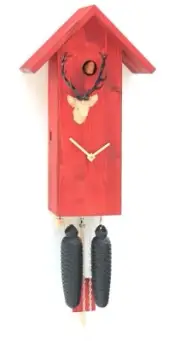 Modern cuckoo clock Simple line, 8 day running time RH SLM3H-3 NEW
