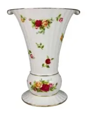 Royal Albert Old Country Roses Fluted 10-Inch Vase NEW IN THE BOX