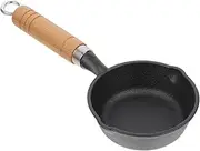 DONFAMDS Heat Resistant Mini Frying Pan Portable Cooking Pot for Eggs Pancakes and Burgers Kitchen Utensil for Home and Outdoor Use Splash Design