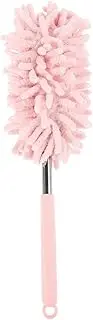 Luxshiny Telescoping Handheld Broom Soft Chenille Duster for Efficient Dust Removal Car Home Office Portable Cleaning Brush with Durable Stainless Steel Handle for Interior Exterior Use