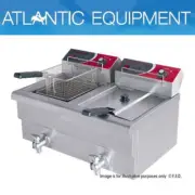 EF-S7.52/15 15 Amp Double Benchtop Electric Fryer