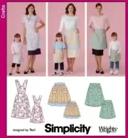 Simplicity 4692 Misses Childs Bib Aprons Sewing Pattern