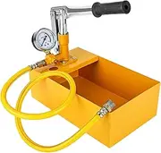 Hydraulic Pressure Test Kit 25KG Sturdy Cast Iron Hand Pressure Pump with Hose for Leakage Test of Water and Heating Pipes Accessory