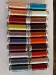Gutermann Dekor Metallic Thread 200m/220yd- Lot Of 20 #27D