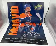 Connor McDavid 2024 Upper Deck Hockey 20"x28" Promotional Store Poster