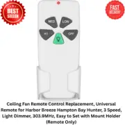 Universal Ceiling Fan Remote Control Kit Replacement For Hunter/harbor Breeze/ha