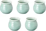 Setomonohonpo Set of 5 Matsumine Blue Ara (4.7 x 4.8 inches (12 x 12.3 cm)