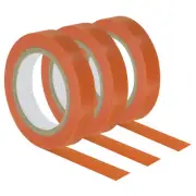 3Pcs 32.8Ft Tennis Racket Badminton Racquet Grip Finishing Tapes, Orange