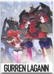 Gurren Lagann Anime Yoko and Mecha Image Refrigerator Magnet NEW UNUSED
