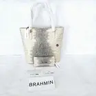NEW BRAHMIN IVORY IGUANA OMBRE EZRA W/CORDELIA WALLET