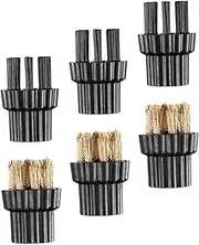 NOLITOY 6Pcs Replacement Brush Heads for Cleaning Machines Multi Function Accessories for Electric Scrubber and Reusable Parts for Steam Cleaners and Home Use
