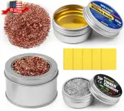 Soldering Tip Cleaning Kit Rosin Paste Flux and Soldering Tip Cleaner and 2 P