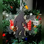 NWT Bigfoot Gnome Ornament Sasquatch Cryptid Mythical Believer PNW Creature OOAK
