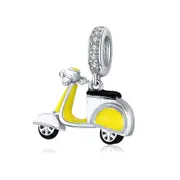 Motorcycle Bike Pendant Charm for Silver plating Bracelet Jewelry